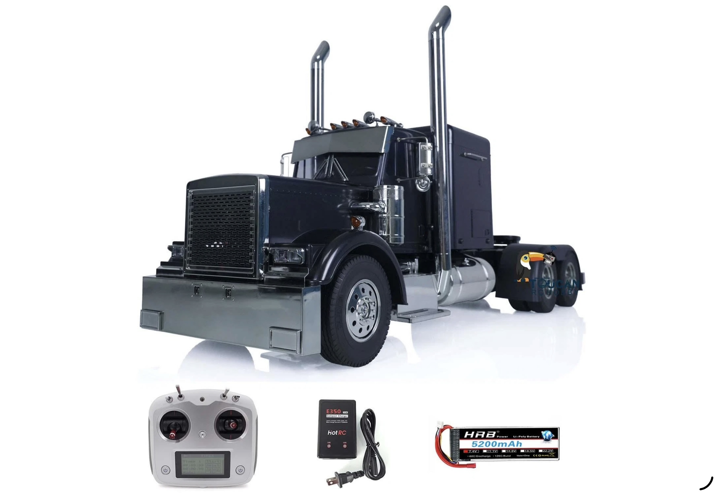 6x4 RC Tractor Truck Remote Control Assembled Car